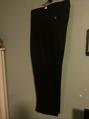 Kohl's Men's Black Dress Pants - Flat Front